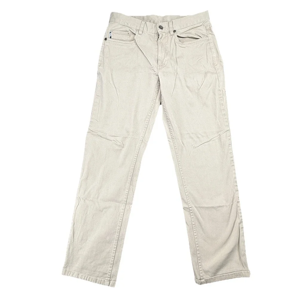 BROOKS BROTHERS Mens Chino Pants Khaki Size 30x30 Stretch Cotton Classic